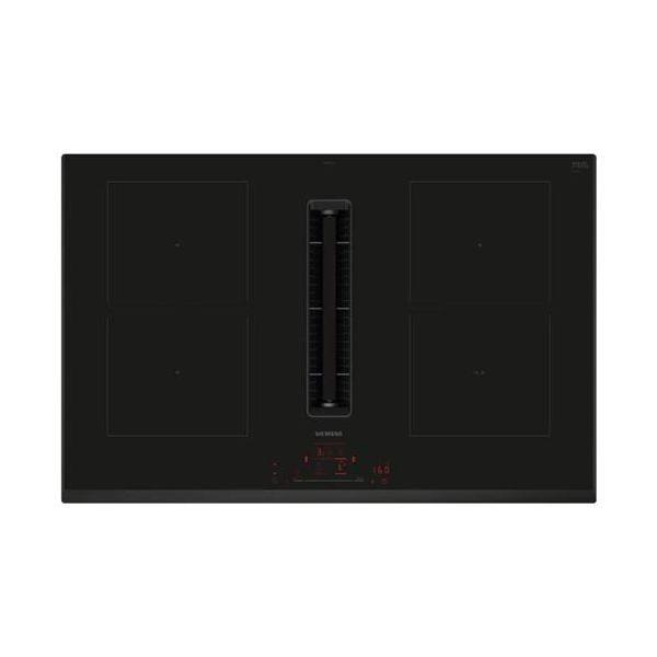 Placa de Indução com Exaustor Integrado Encastre SIEMENS ED851HQ26E (4 zonas - 7400 W - Vidro - Preto) — miniatura 2