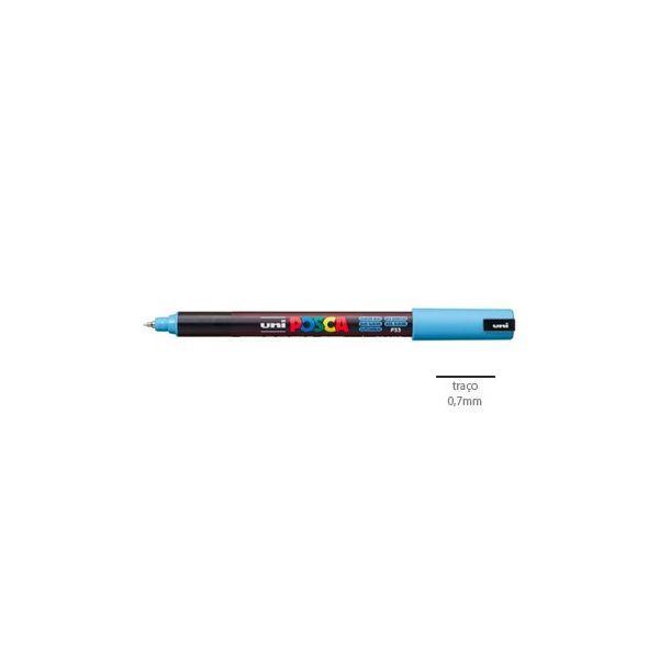 Marcador de Pintura POSCA PC-1MR (Plástico - Azul Glaciar), miniatura 2