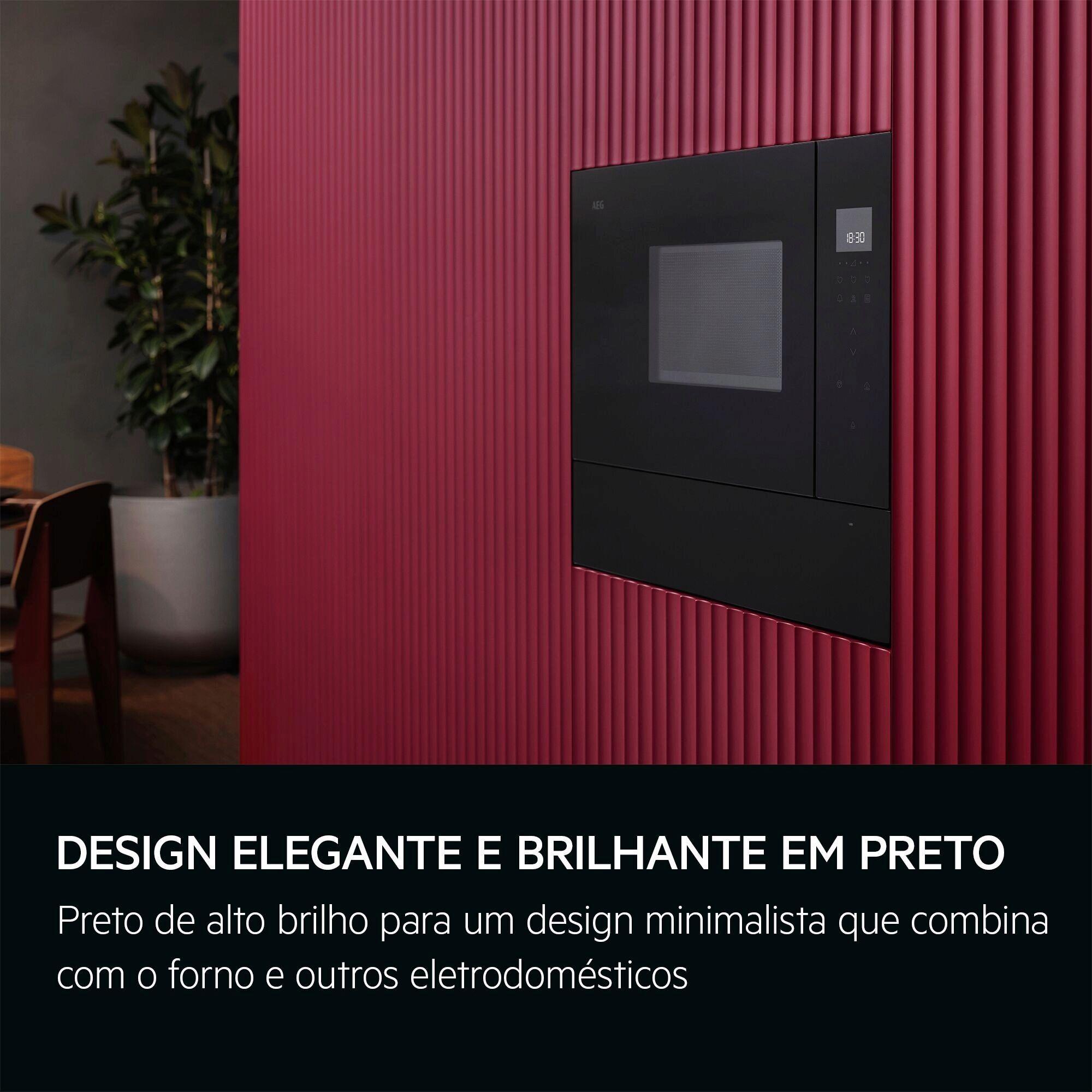Micro-ondas Encastre AEG TS5GM25EB (900 W - 1000 W - 25 l - Preto), miniatura 12