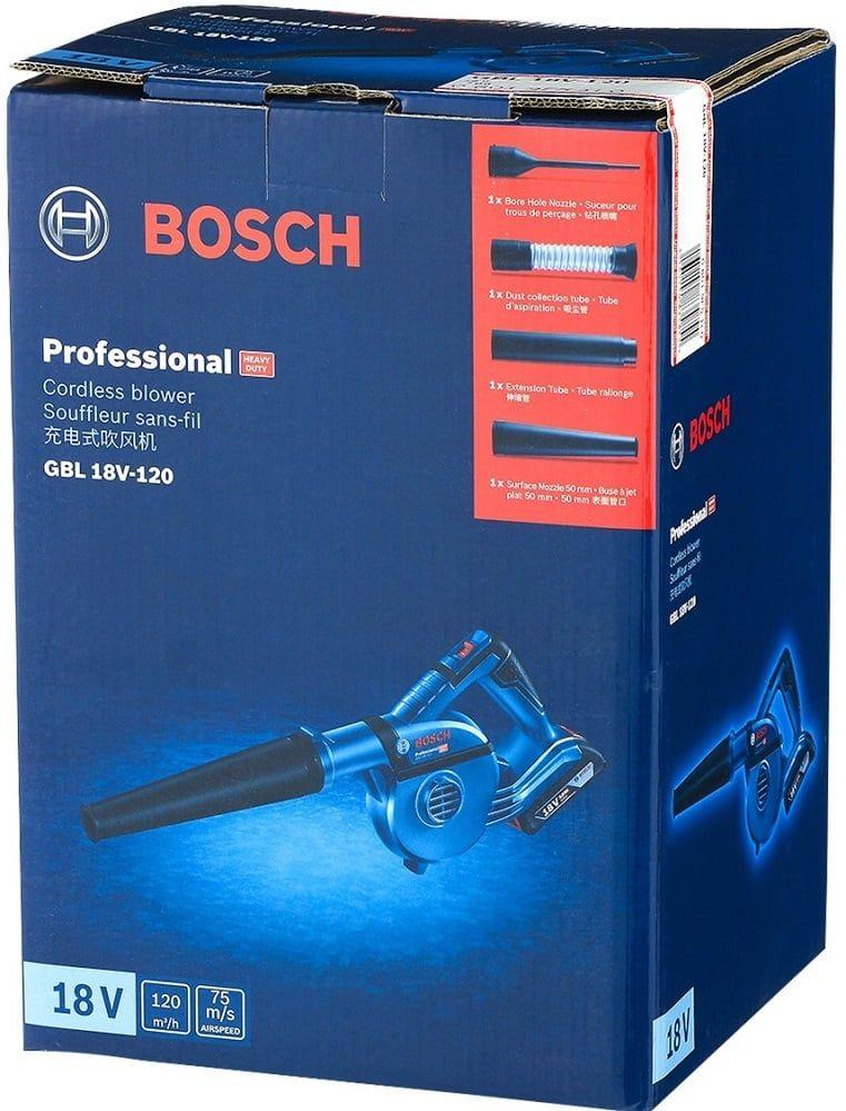 Soprador de Folhas BOSCH Professional GBL 18V-120 (Azul/Preto), miniatura 4