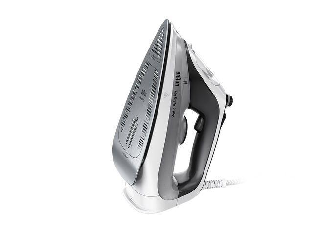 Ferro de Engomar a Vapor BRAUN TexStyle 7 Pro SI7149WB (2900 W - 0,3 l - EloxalPlus soleplate - Preto e Branco) — miniatura 2