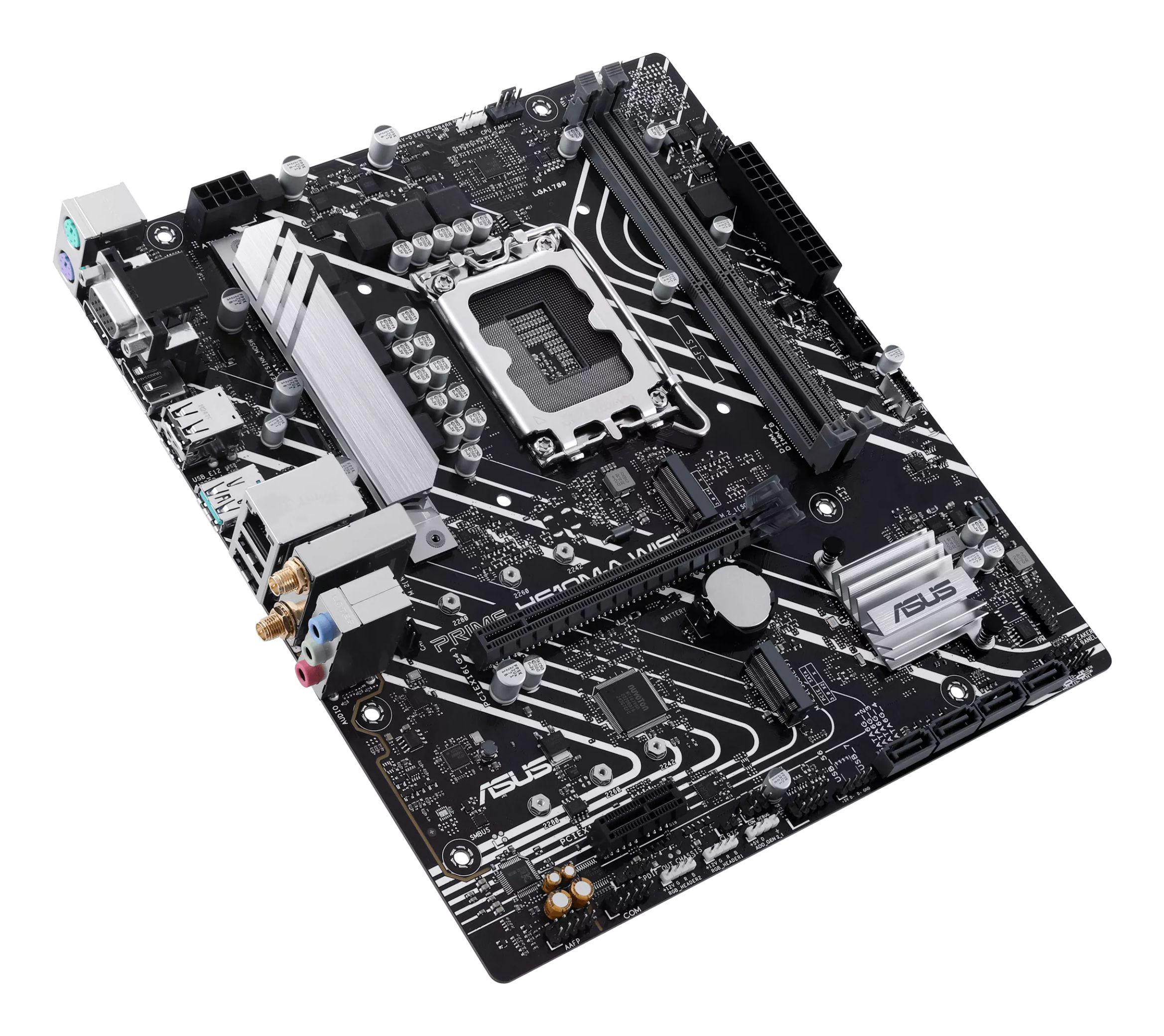 Motherboard ASUS PRIME H610M-A WIFI (LGA 1700 - micro ATX - Duplo canal), miniatura 4
