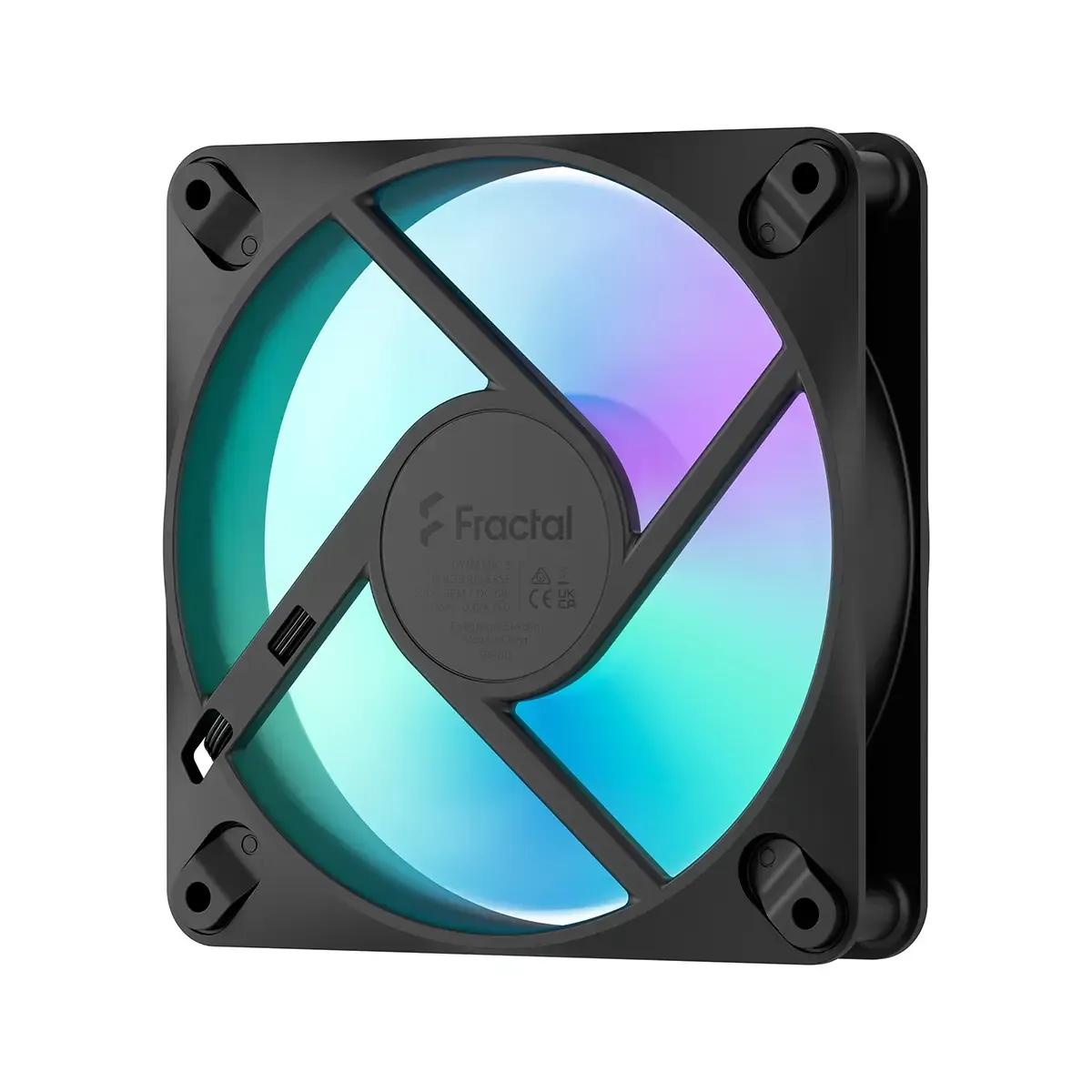Ventoinha para Caixa de Computador FRACTAL DESIGN Dynamic 3 – 12 Reverse (Preto) — miniatura 4