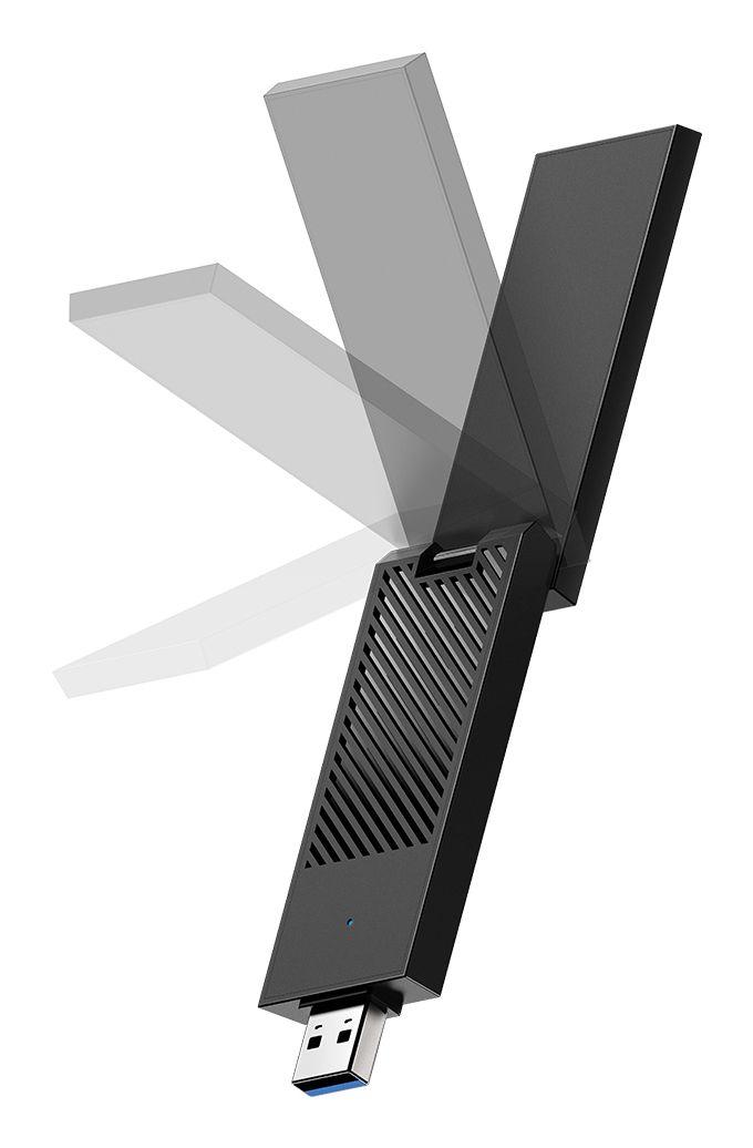 Adaptador USB Wi-Fi CUDY WU6500 (Wi-Fi 7 - 2882,688 Mbit/s - 3.2 Gen 1 - Preto), miniatura 3