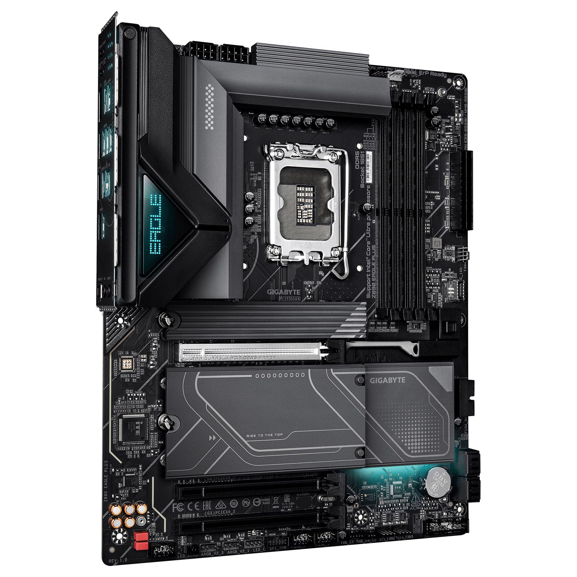Motherboard GIGABYTE Z890 EAGLE PLUS (LGA 1851 (Socket V1) - Intel Core Ultra - ATX - Preto), miniatura 3