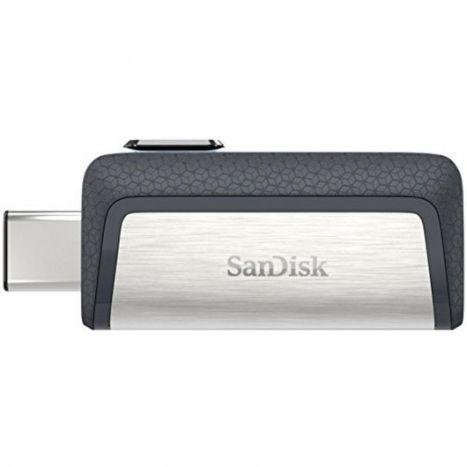 Pen USB SANDISK Ultra Dual Drive SDDDC2-064G-G46 (Type-C / USB 3.1 - Até 150 MB/s - Preto)