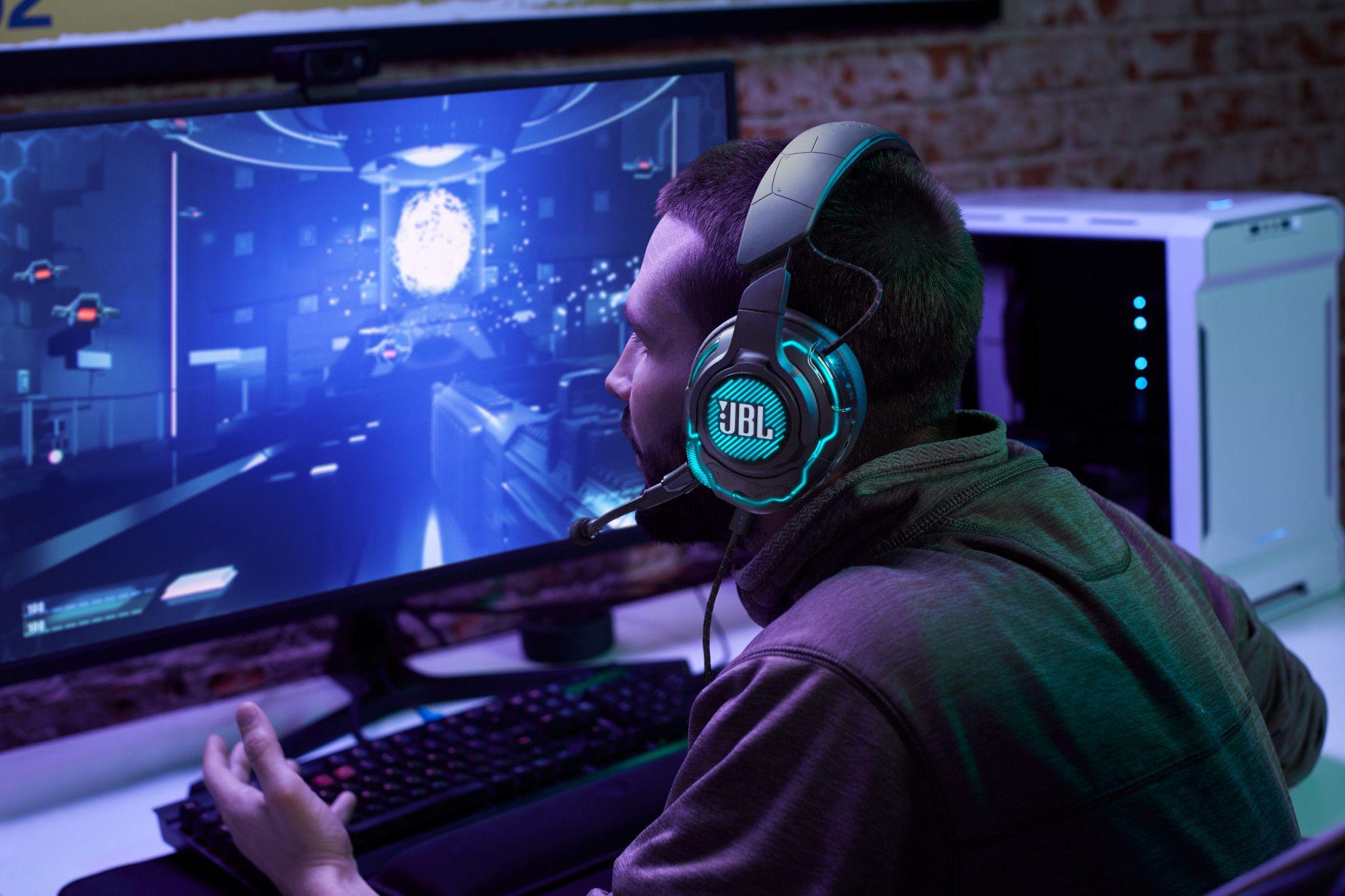 Headset Gaming JBL Quantum One (Binaural - Com fios - Circum-aural - Preto) — miniatura 10