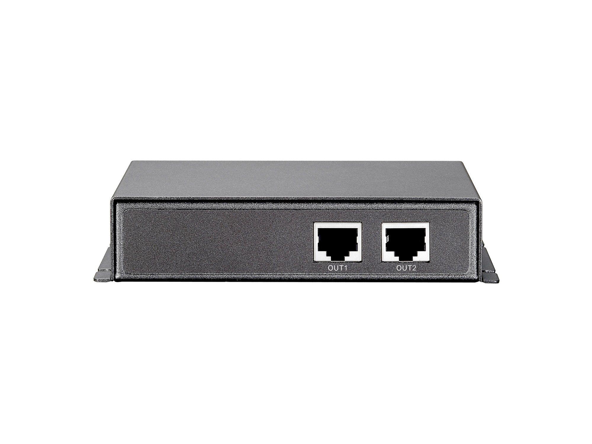 Repetidor PoE de Rede LEVELONE POR-0102 (10/100Base-T - Preto), miniatura 2