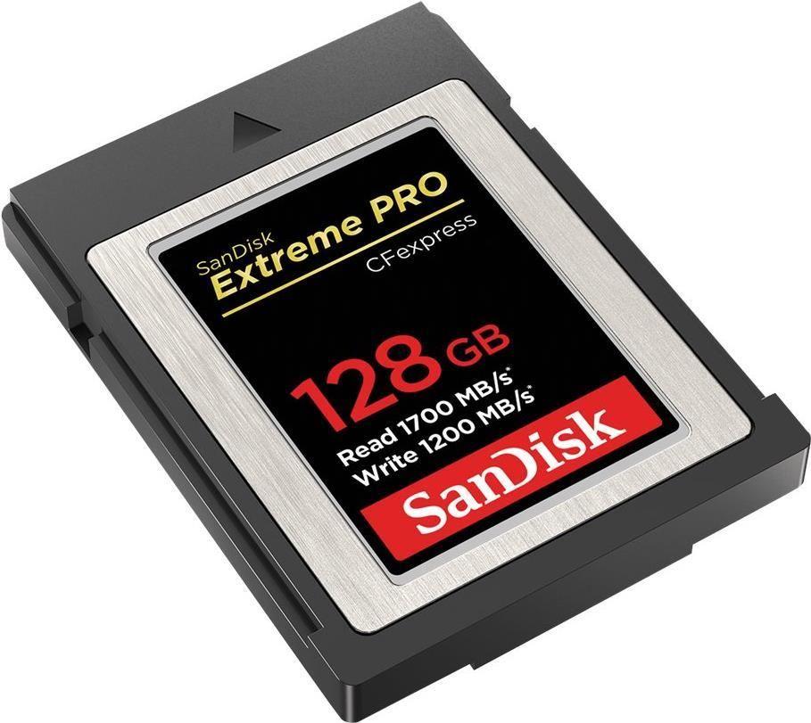 Cartão de Memória SANDISK SDCFE-128G-GN4NN (128GB - 1700 MB/s - Preto)