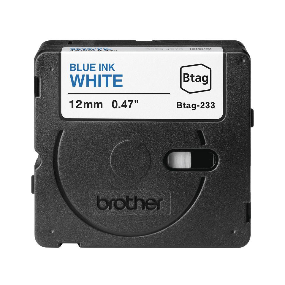Fita de Impressão BROTHER BTAG-233 (Azul sobre branco) — miniatura 3