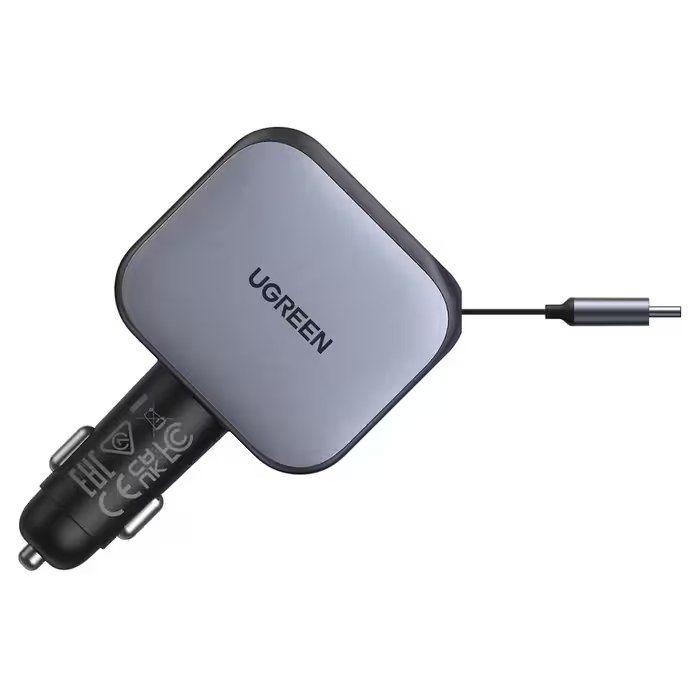 Carregador de Isqueiro UGREEN EC602 (60 W - Cinzento) — miniatura 3