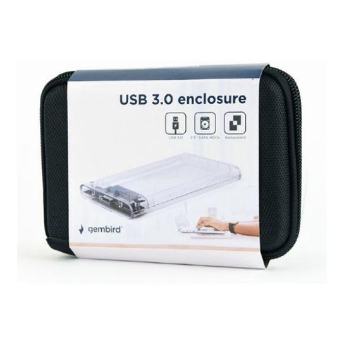 Caixa Externa para Disco Rígido GEMBIRD EE2-U3S9-6 (2.5" - Transparente) — miniatura 5