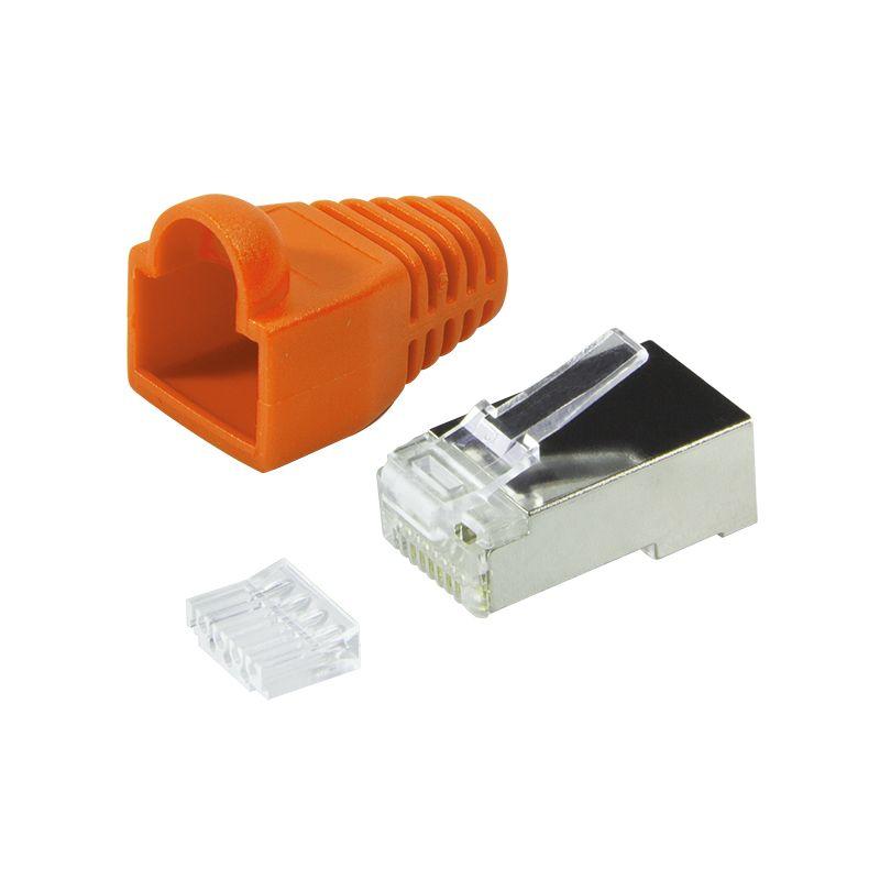 Conetor RJ-45 LOGILINK MP0022O (RJ-45 - Laranja)