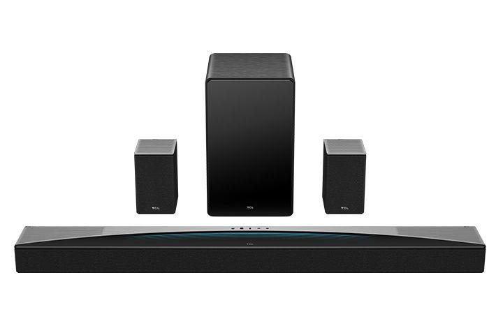 Soundbar TCL Q85HE (138 W - Com fios e sem fios - Titânio)