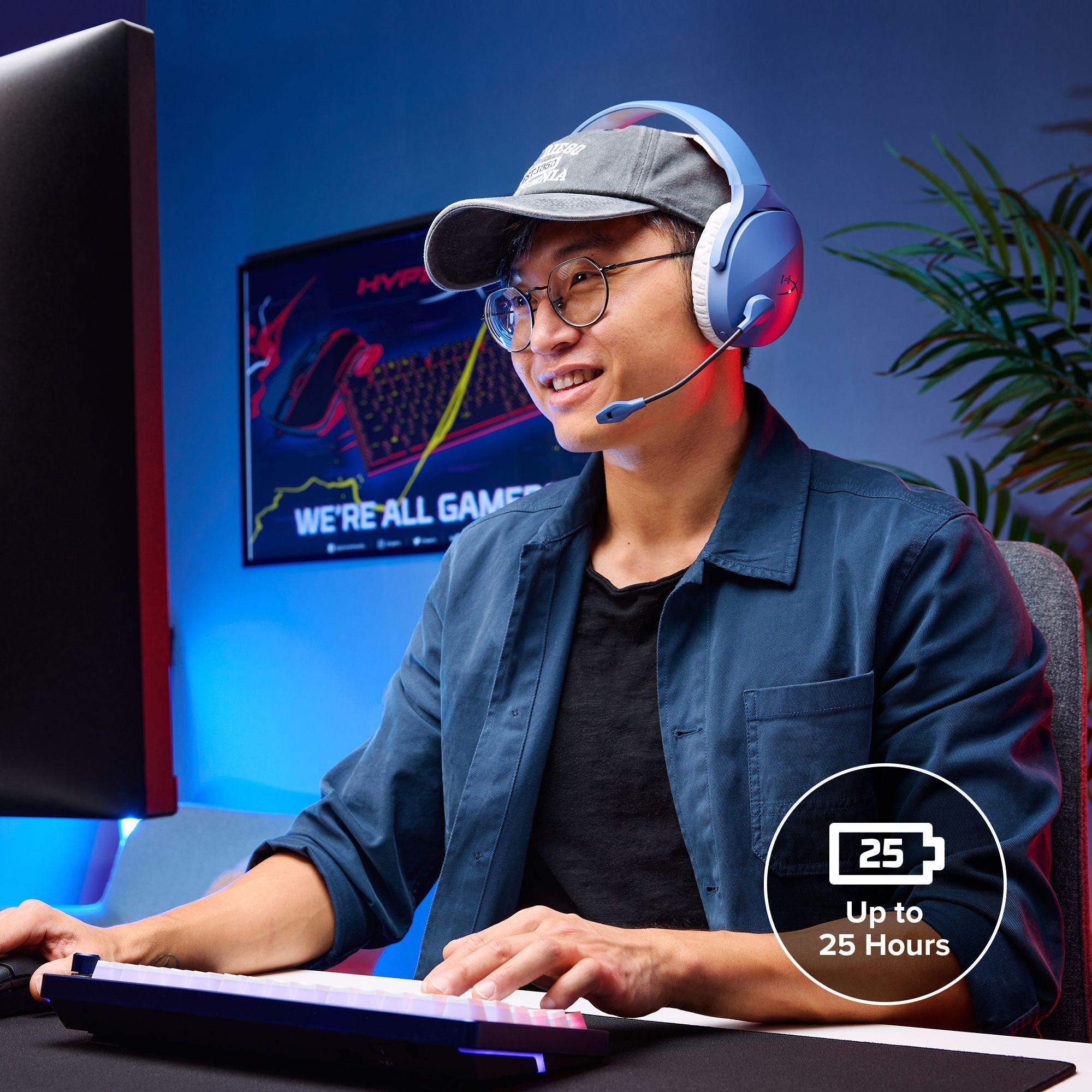 Headset Gaming HYPERX Cloud Jet (Binaural - Sem fios - Circum-aural - Azul) — miniatura 5