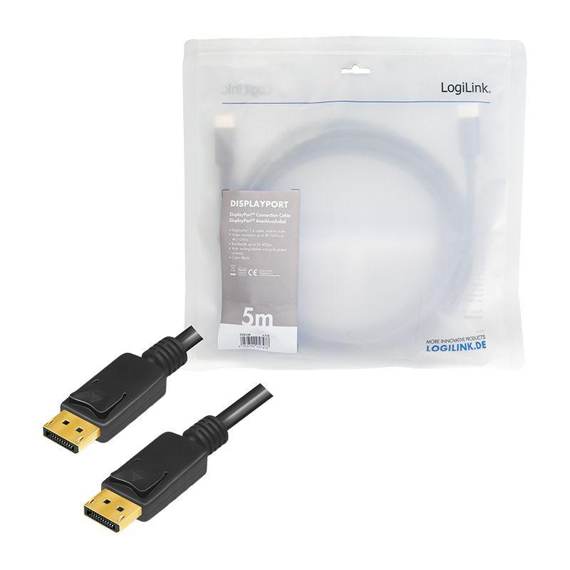 Cabo DisplayPort LOGILINK CV0139 (5 m - Preto) — miniatura 5