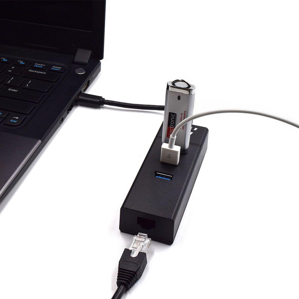 Hub USB-C EWENT EW1141 (0,15 m - Preto) — miniatura 3