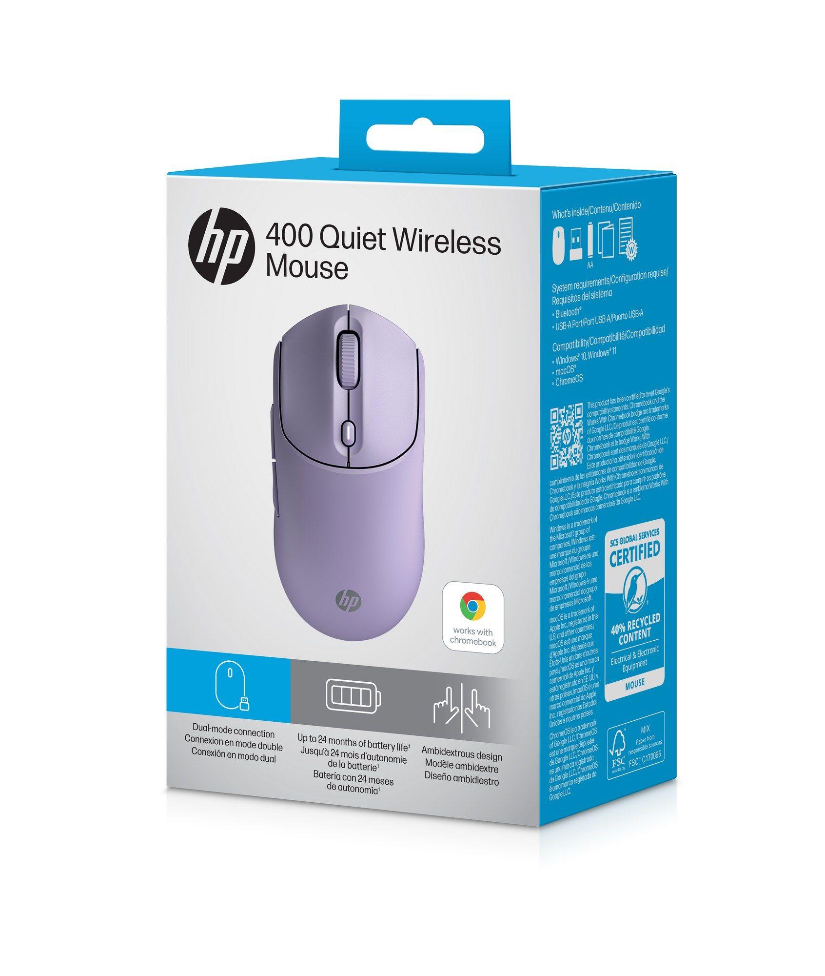 Rato HP 400 (Ambidestro - 6000 DPI - Ótico - Roxo) — miniatura 13