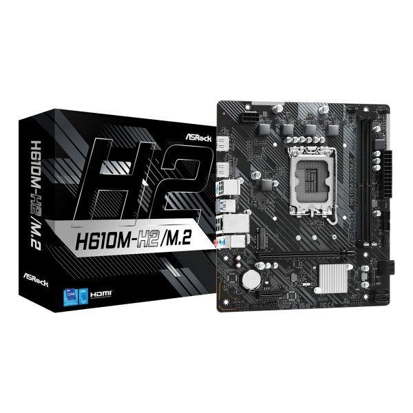 Motherboard ASROCK H610M-H2/M.2 (LGA 1700 - Micro ATX - Duplo canal - Multicor), miniatura 2