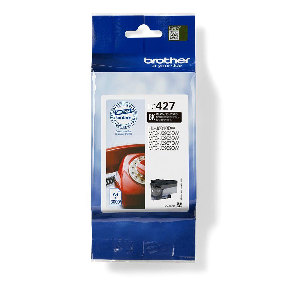 Tinteiro BROTHER LC427BK (3000 páginas - Preto)