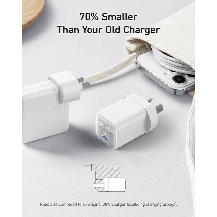 Carregador de Parede ANKER 511 Charger Nano 3 (Branco), miniatura 4