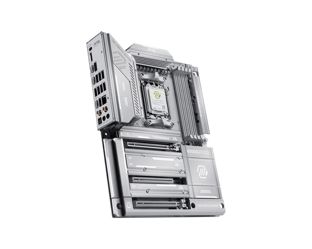 Motherboard MSI MAG X870E TOMAHAWK MAX WIFI PZ (AM5 - ATX - Duplo canal - Branco), miniatura 4