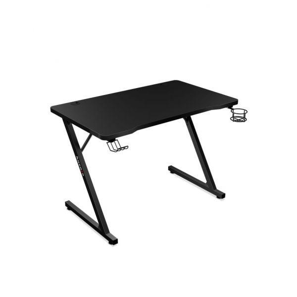 Secretária Gaming HUZARO HZ-HERO 1.8 BLACK (100 cm x 60 cm - Forma retangular - MDF - Preto), miniatura 2