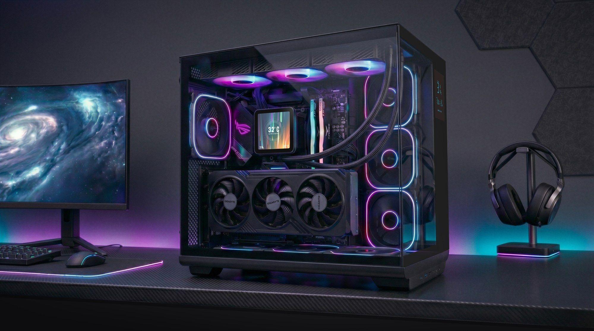 Caixa de Computador MARS GAMING MC-REVPRO (ATX - Ecrã LCD 4,3" - Preto) — miniatura 14