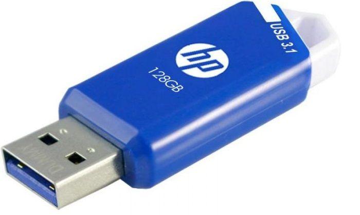 Pen Drive HP x755w (Deslizante - USB Type-A - 3.2 Gen 1 - Azul e Branco), miniatura 3