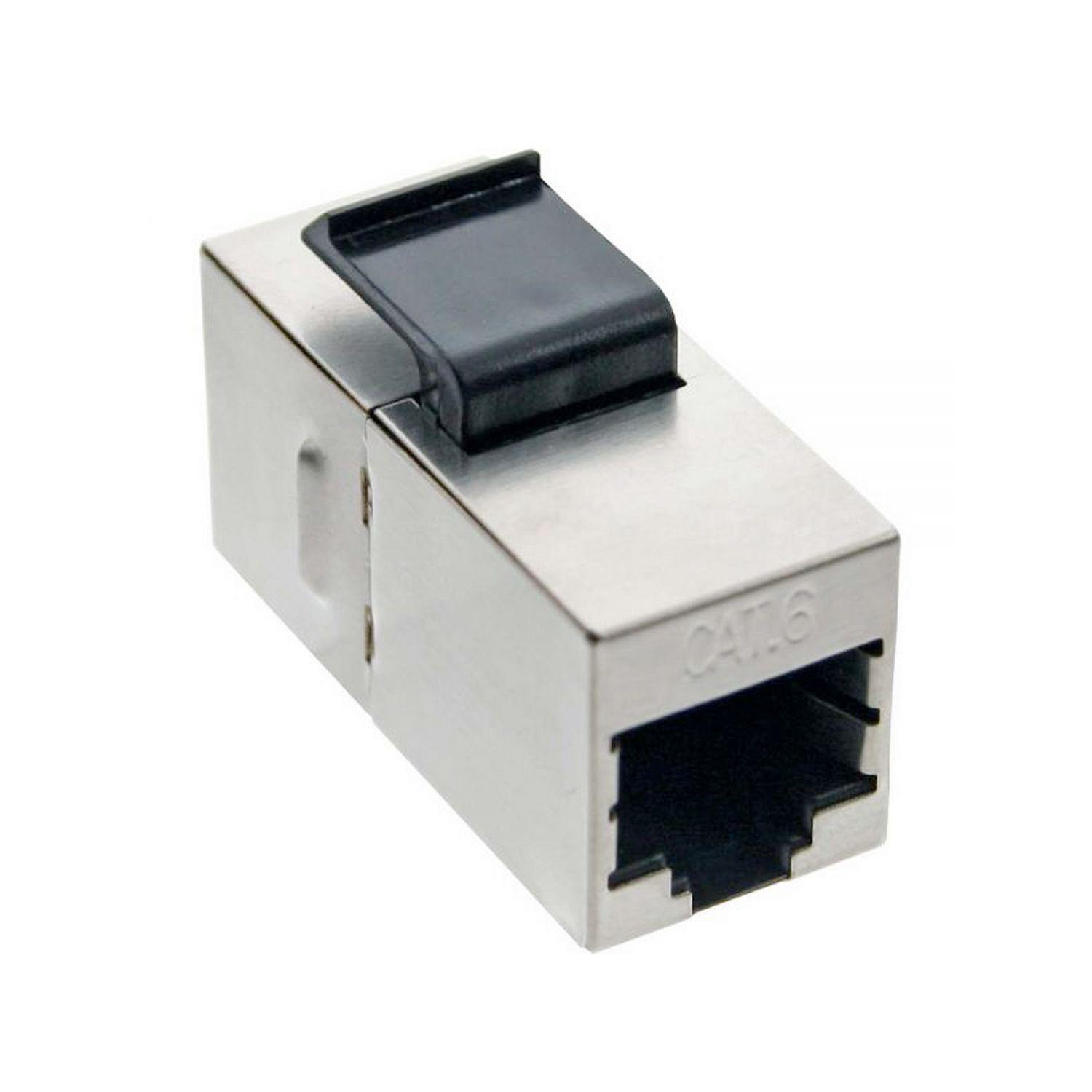 Módulo Keystone AISENS A139-0300 (RJ-45 - Cat6 - Preto e Inox), miniatura 3
