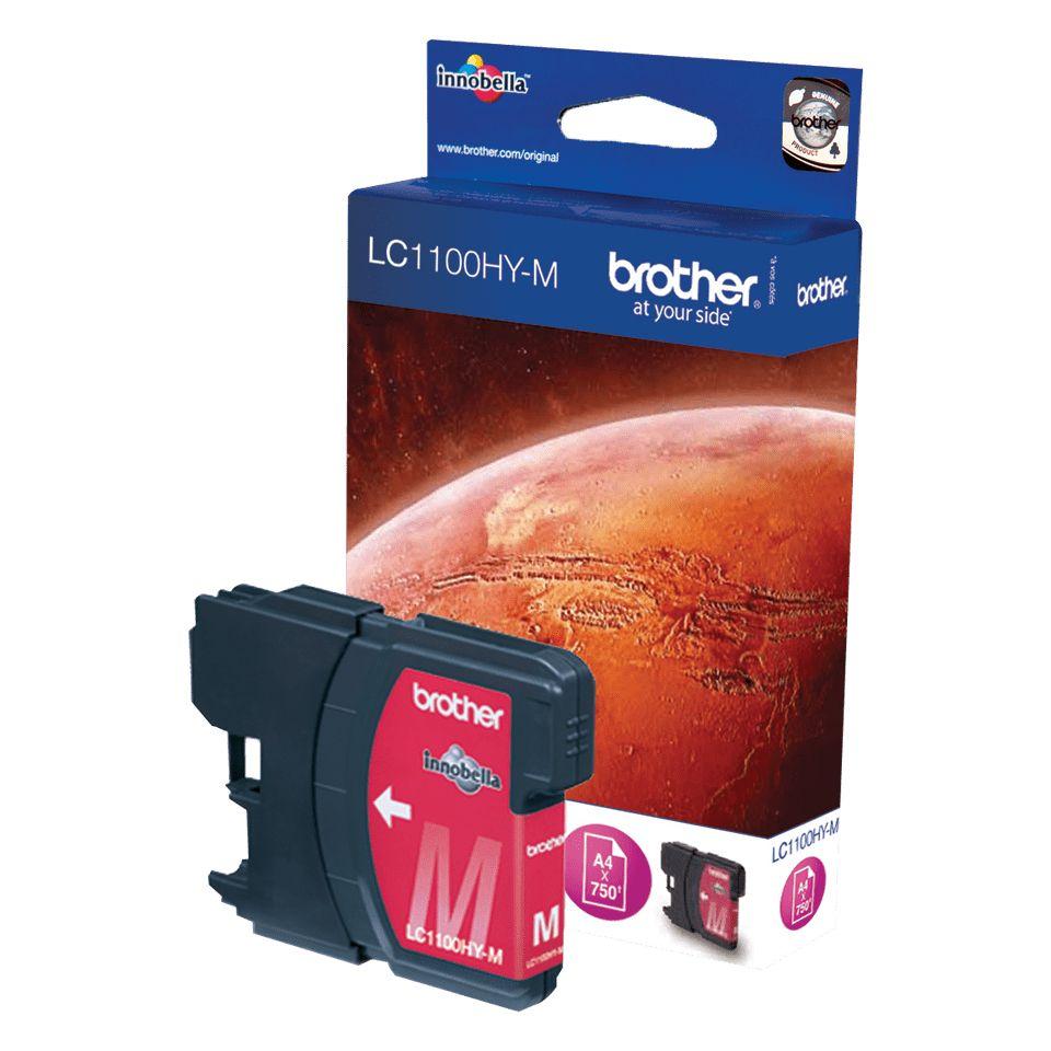 Tinteiro BROTHER LC1100HYM (750 páginas - Magenta)