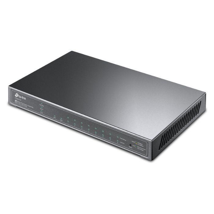 Switch Gerido TP-LINK TL-SG2210P (Gigabit Ethernet - 4,1 MB - 20 Gbit/s - Preto) — miniatura 3