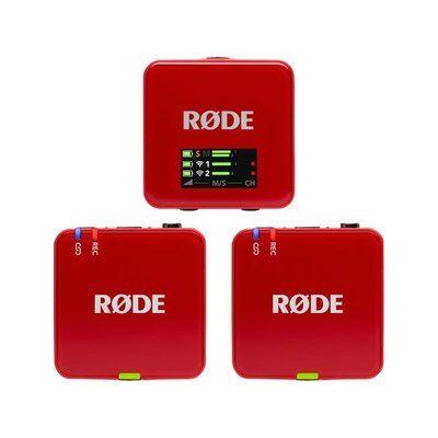 Microfone de Lapela Sem Fios RODE Wireless GO III (3,5 mm - Vermelho)