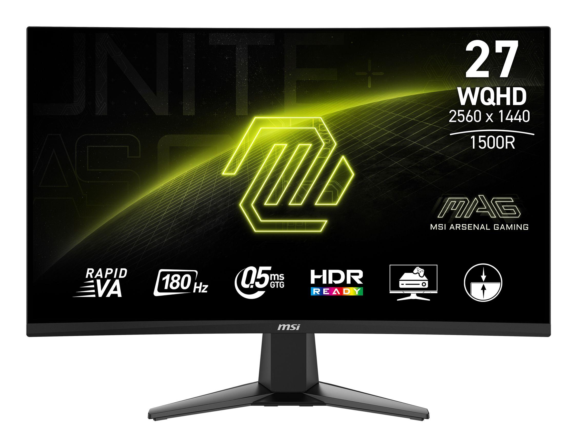 Monitor MSI MAG 27CQ6F (27" - VA - 180 Hz - Preto)