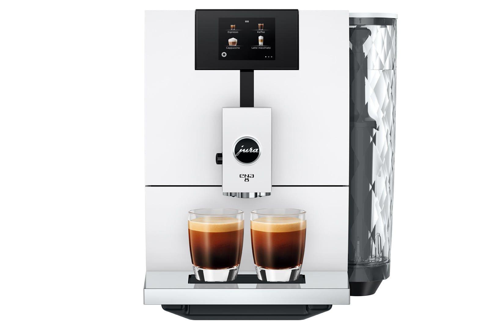 Máquina de Café Automática JURA ENA 8 (EC) 15491 (Grãos de café; café moído - 1450 W - 15 bar - Branco)