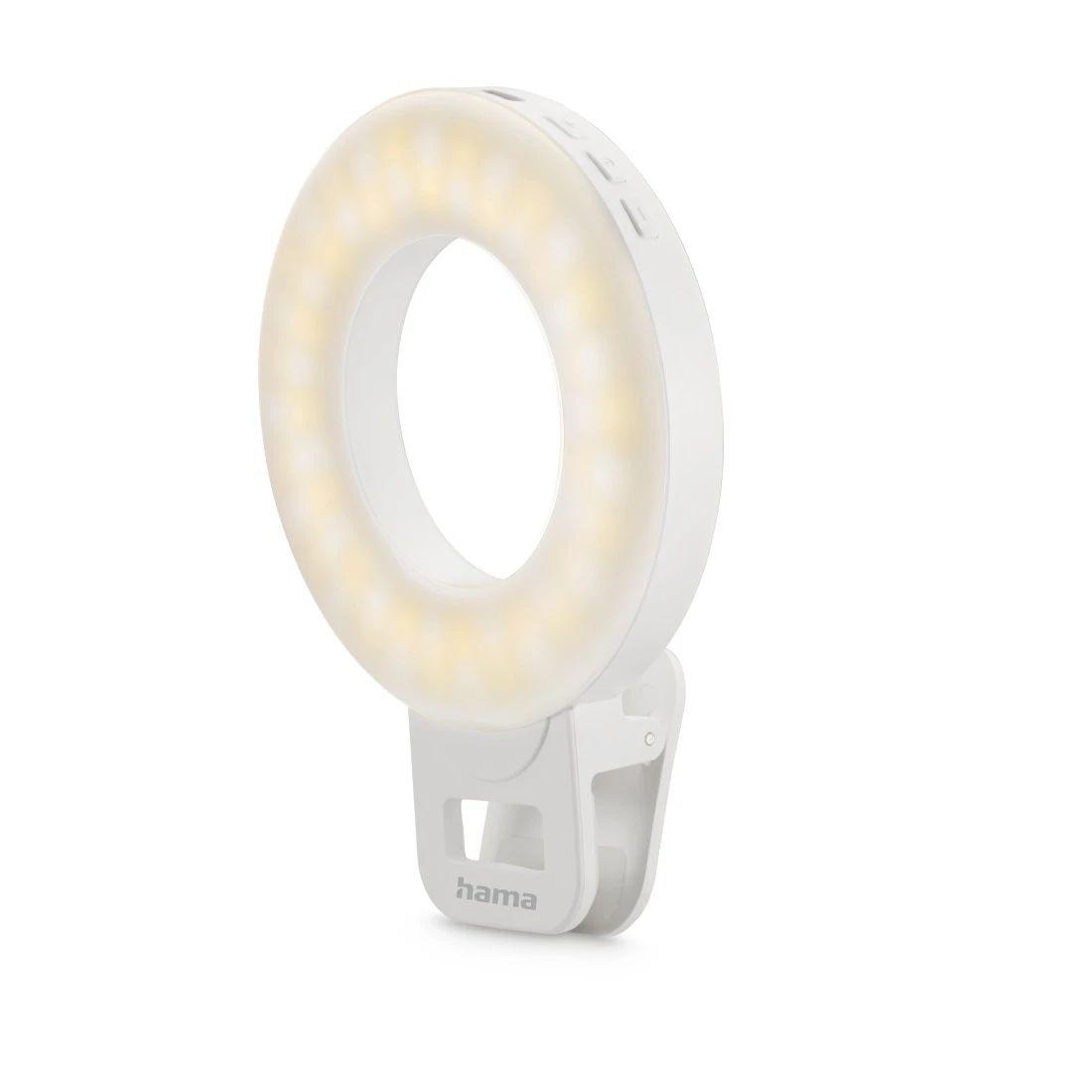 Anel Luminoso para Smartphone HAMA ToGo 00004674 (75 h - Branco)