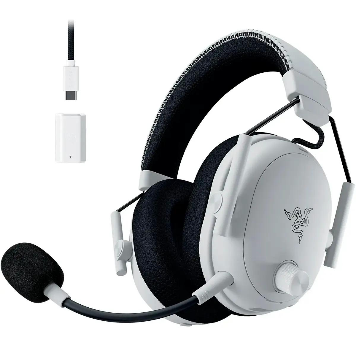 Headset Gaming RAZER BlackShark V3 Pro (Binaural - Circum-aural - 5 cm - Branco) — miniatura 2
