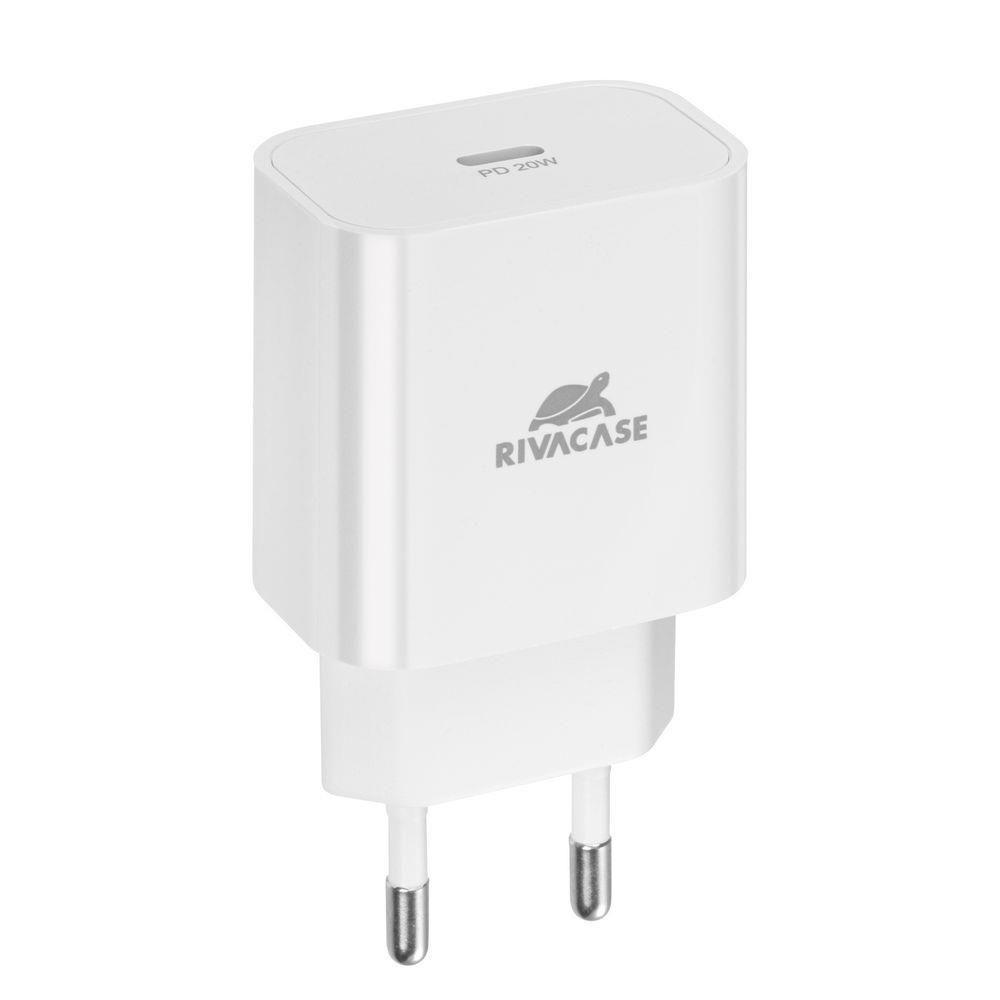 Carregador de Parede RIVACASE PS4101W00WHITE (20 W - Quick Charge 3.0 - Branco)