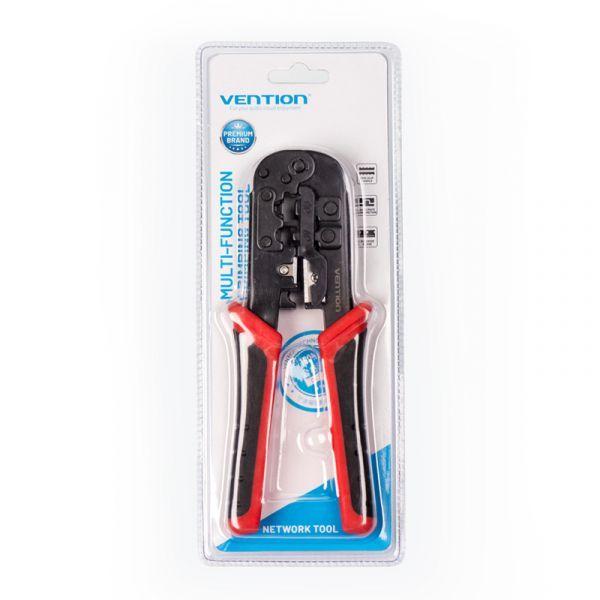 Alicate Crimpador Multifunções VENTION KEAB0 (Vermelho e Preto) — miniatura 3