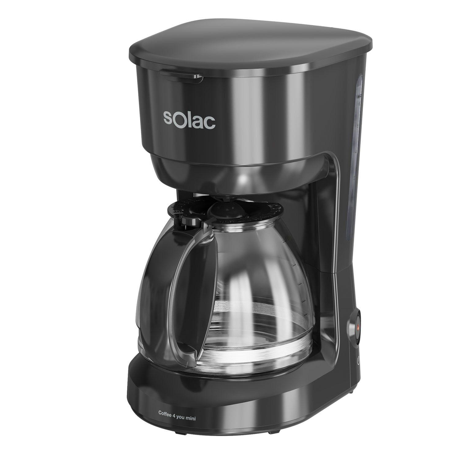 Máquina de Café de Filtro SOLAC CF4037 (Café moído - 600 W - Preto)