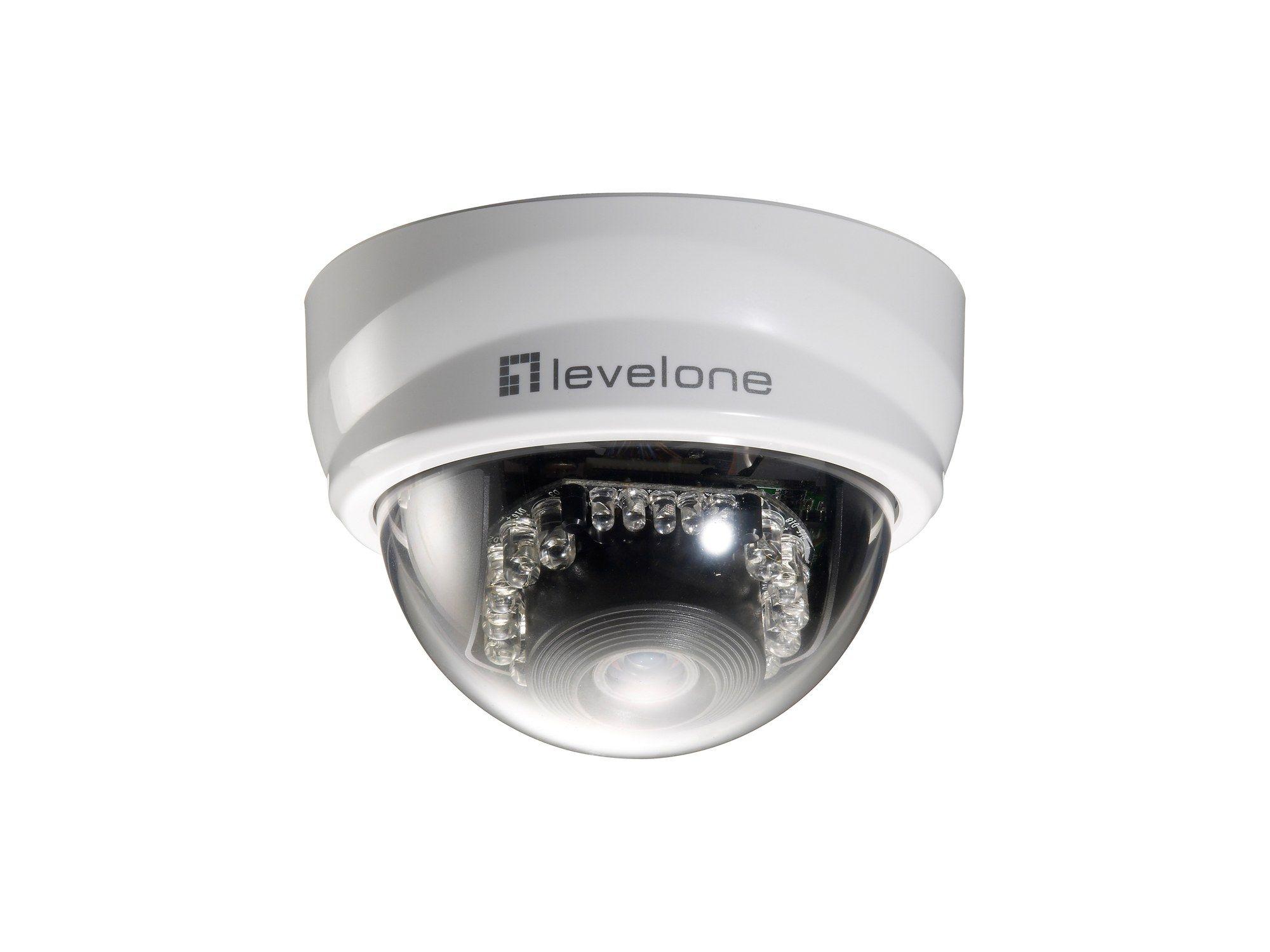 Câmara de Vigilância IP Fixa Dome LEVELONE FCS-3101 (2 MP - 1920 x 1080 pixels - Interior e exterior)