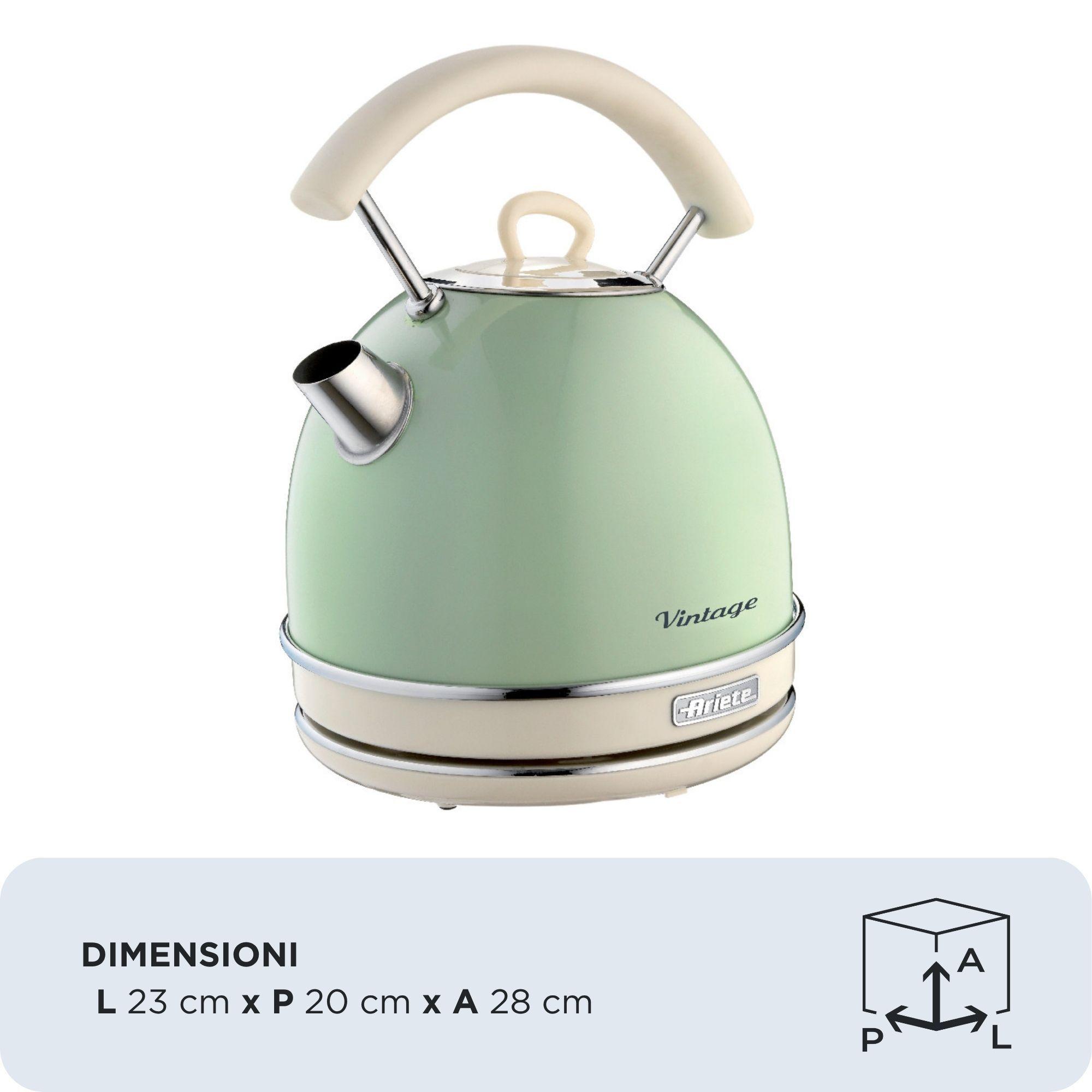Jarro Elétrico ARIETE 2877/04 (2000 W - 1,7 l - Altura 28 cm - Verde), miniatura 2