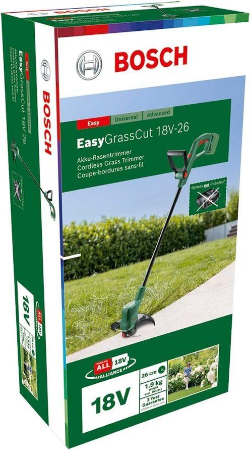 Aparador de Relva BOSCH EasyGrassCut 18V-26 (18 V - 26 cm - Verde/Preto) — miniatura 4