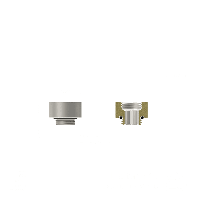 Extensor de Refrigeração Líquida THERMAL GRIZZLY DeltaMate Extender MF10 (Níquel Mate) — miniatura 2