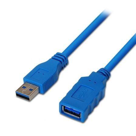 Cabo de Extensão USB AISENS A105-0045 (1 m - USB A - Azul), miniatura 4