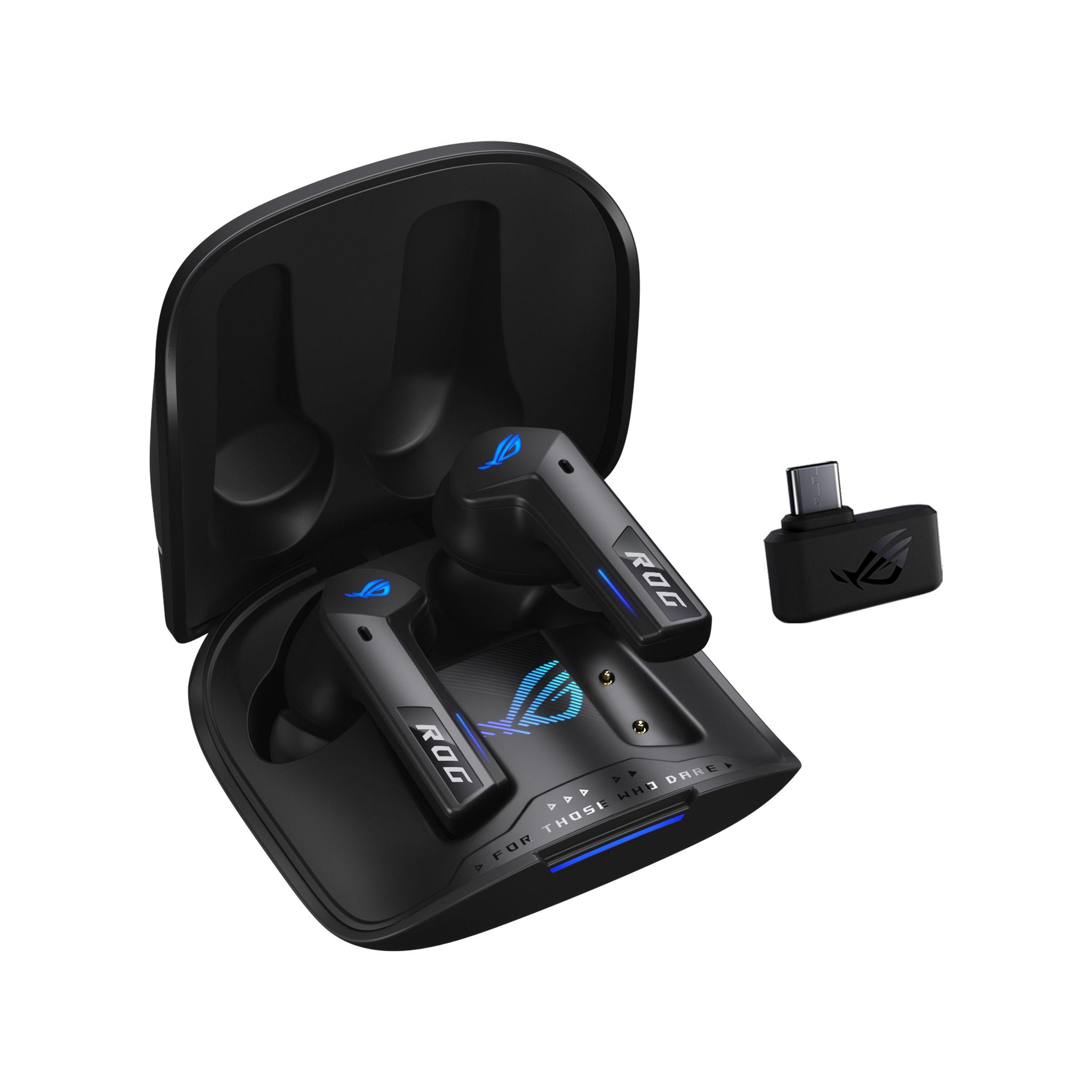 Auscultadores Gaming ASUS ROG Cetra True Wireless SpeedNova (46 h - Android, iOS - Preto)