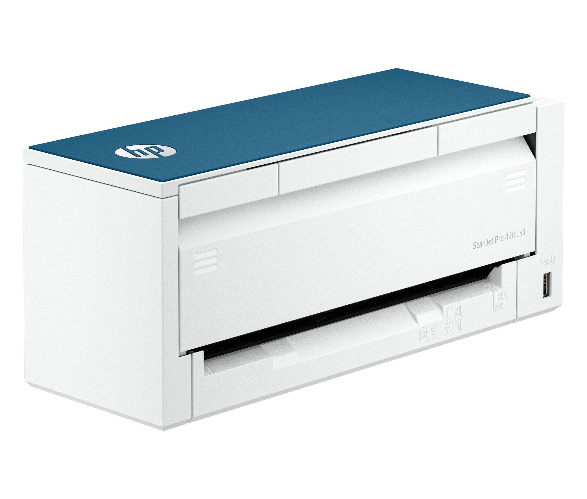 Scanner HP ScanJet Pro 4200 s1 (USB - Azul e Branco) — miniatura 2