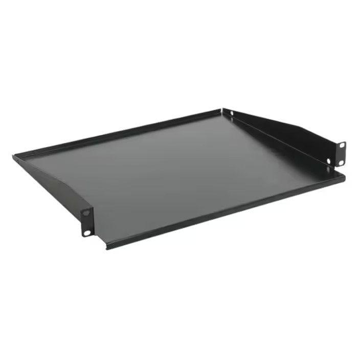 Prateleira Fixa para Bastidor Mural PHASAK PHO 5345 (1U - 19" - Preto) — miniatura 2