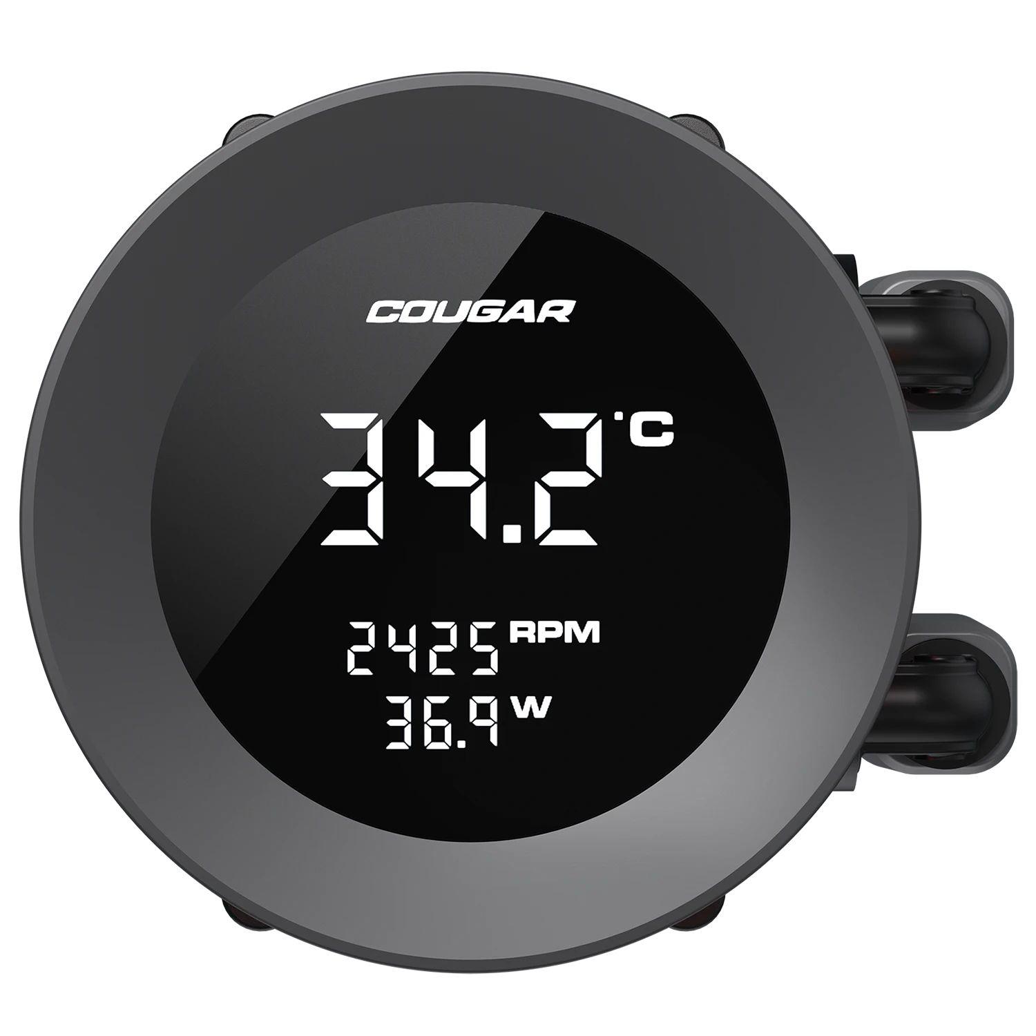 Refrigeração Líquida para CPU COUGAR Poseidon Vistek ARGB 360 (120 mm - 2500 RPM - Multi - Preto) — miniatura 3