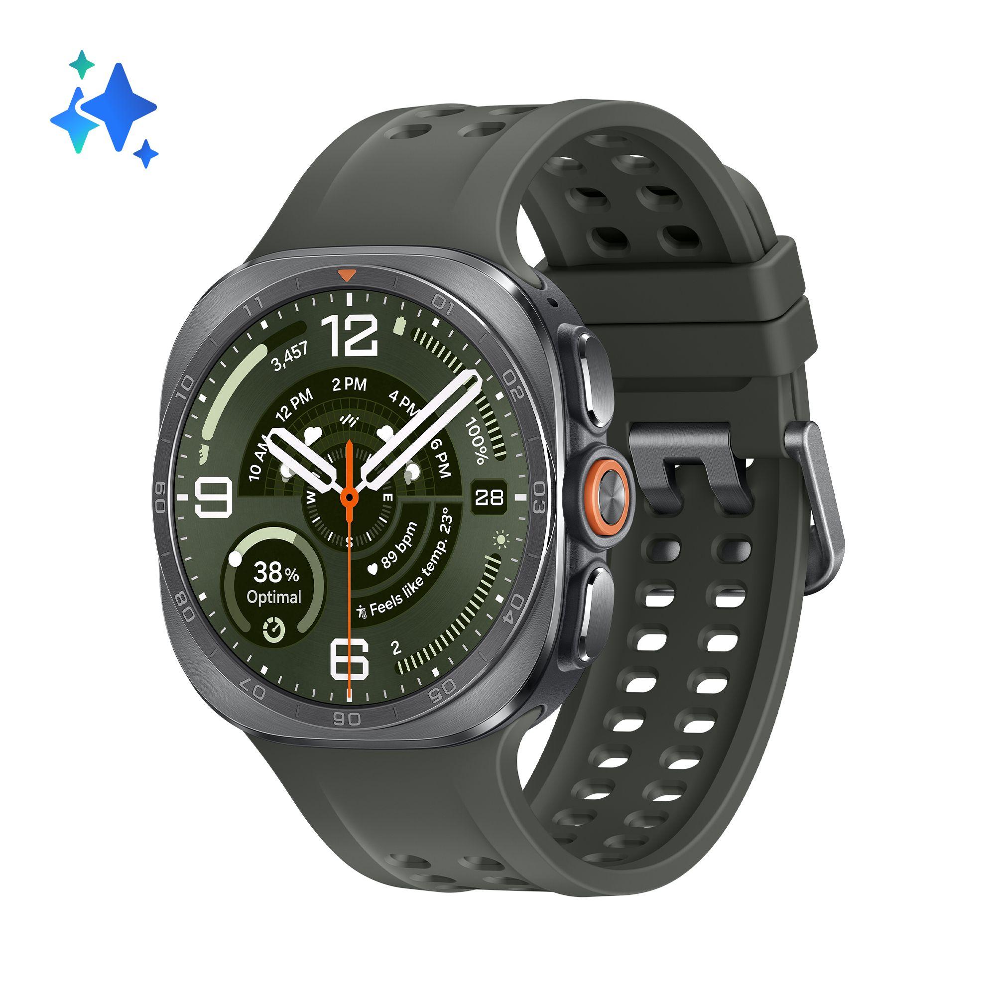 Smartwatch SAMSUNG Galaxy Watch Ultra2 (Redondo - Wear OS - Snapdragon SW6100 Wear Elite - Prateado)